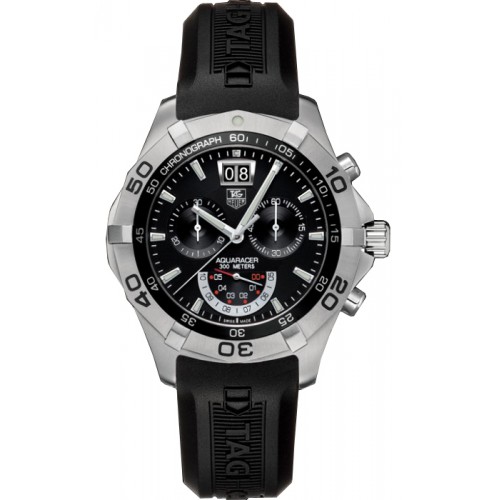 Tag Heuer Aquaracer Grande Date Black Dial Men's Watch CAF101A-FT8011